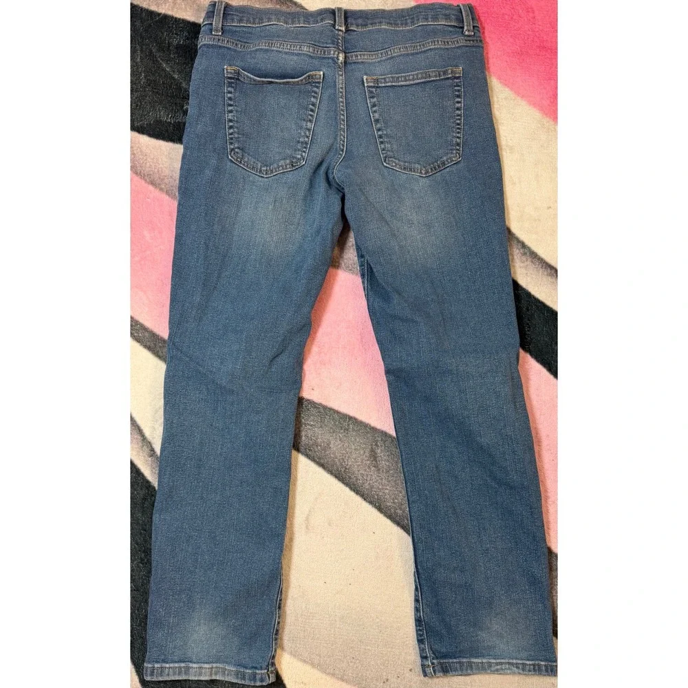 Sonoma Goods For Life Flexwear Straight Leg Jeans Medium Wash Size 16 Husky
